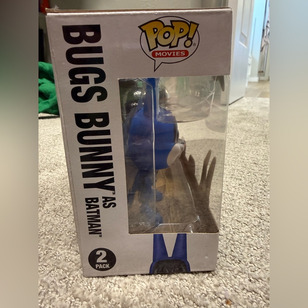 New In Box-Funko-Space Jam-Bugs Bunny/Batman & LeBron James/Robin - Picture 4 of 6